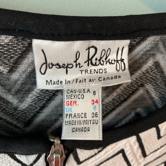80s vintage Joseph Ribkoff black-and-white cardigan - Picture 2 of 2